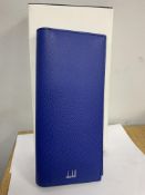 BRAND NEW ALFRED DUNHILL GT Cadogan Coat Wallet, ROYAL BLUE (218) RRP £270 - 1