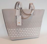 BRAND NEW RADLEY L ZIP TOP SHOULDER TOTO DOVE GREY (1271) RRP £189 P2-1