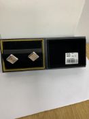 BRAND NEW ALFRED DUNHILL Gt Cufflinks, SILVER (373) RRP £229 - 3