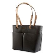 BRAND NEW MICHAEL KORS Mk Ld Pocket Tote Md Bedford, BLK (742) RRP £215 - 6