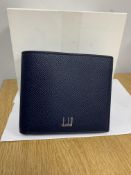 BRAND NEW ALFRED DUNHILL GT Cadogan Billfold, NAVY (354) RRP £229 - 1