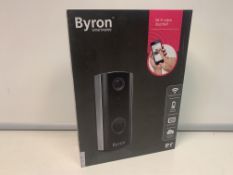 BYRON SMARTWARES BATTERY POWERED WIFI RECHARGEABLE VIDEO DOORBELLS