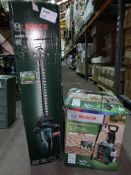 3 X MIXED BOXED, INCLUDES 2 X BOSCH AHS 50-20LI CORDLESS TRIMMER POWER 4AII LITHIUM SYTEM 18V, 1 X