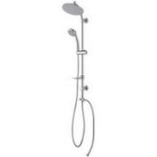 NEW WALI DIVERTER MODERN SHOWER KIT CHROME. RRP £99 (BTH-RACK)