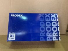 20 X PACKS OF 100 PRODEX VINYL DISPOSABLE POWDER FREE GLOVES (SIZES MAY VARY) (ROW16)