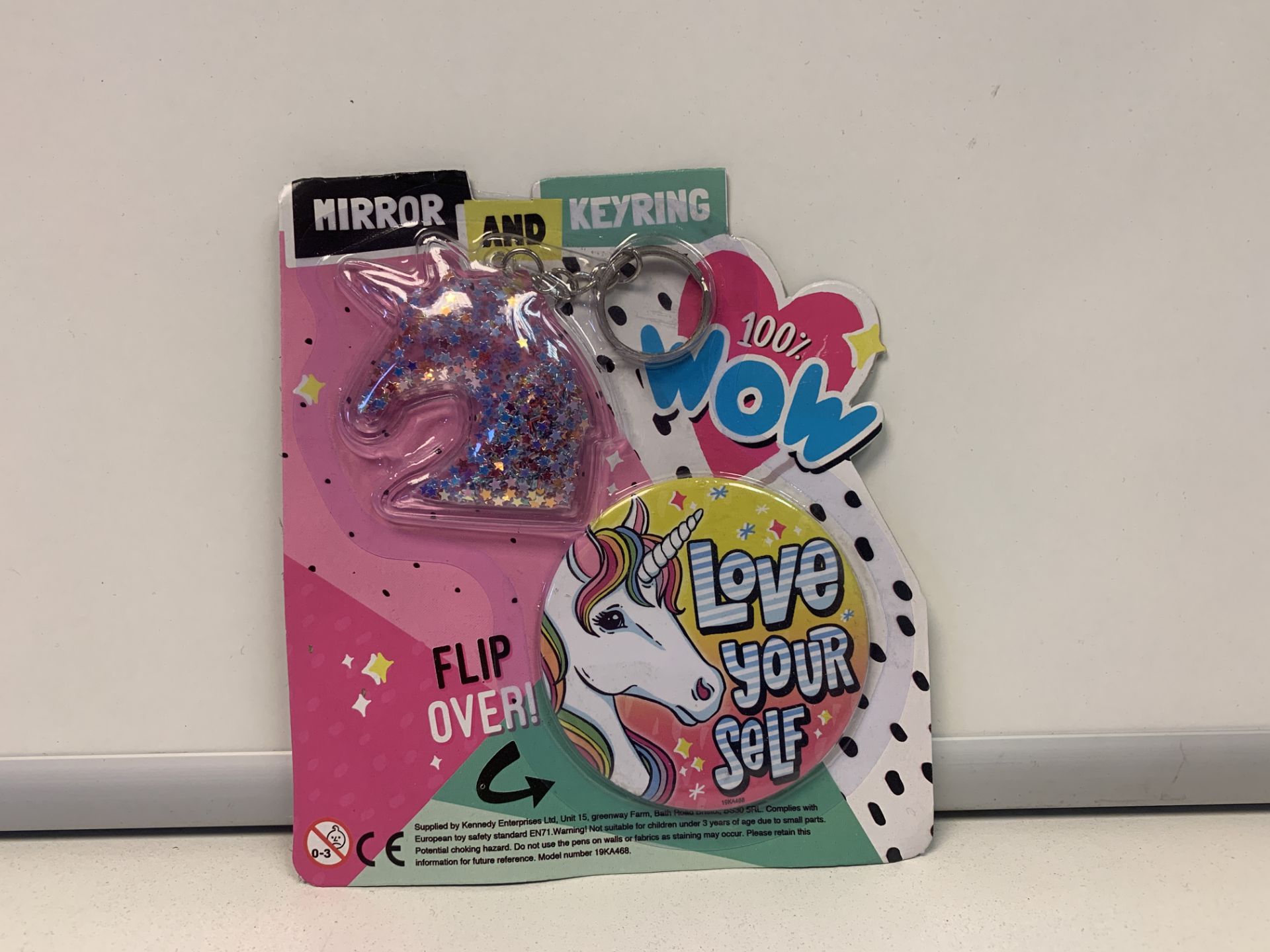230 X BRAND NEW MIRROR AND KEYRING SETS (PCK)