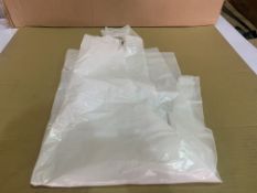 3 X BOXES OF A LARGE QUANTITY OF DISPOSABLE WHITE APRONS R15