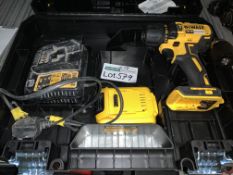 DEWALT DCD778M2T-SFGB 18V 4.0AH LI-ION XR BRUSHLESS CORDLESS COMBI DRIL COMES WITH 1 BATTERY,