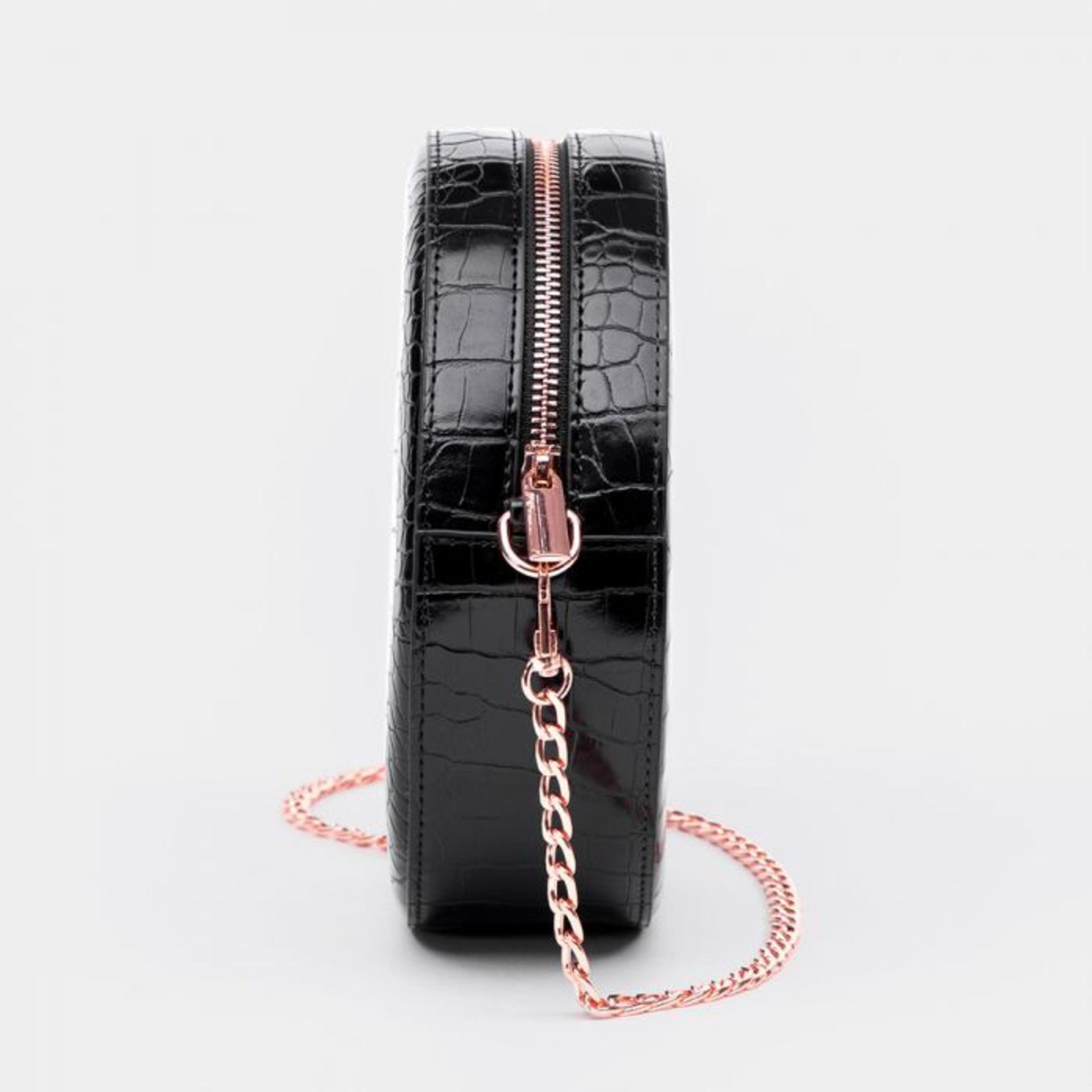 3 x NEW BOXED Beauti Mock Croc Round Crossbody Luxury Bag -Black. RRP £34.99 each - Image 2 of 3