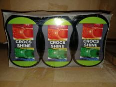 144 X BRAND NEW CROC SHINE KITS R8