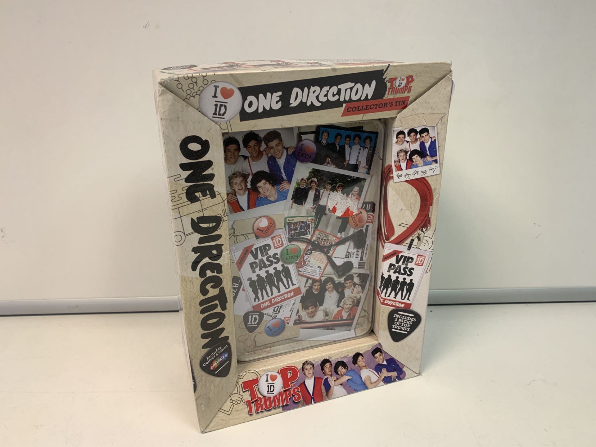 19 X BRAND NEW ONE DIRECTION TOP TRUMPS SETS WITH COLLECTION TIN