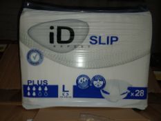 20 X BRAND NEW PACKS OF 28 ID SLIP EXPERT PADS IN 5 BOXES R9