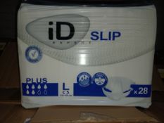 16 X BRAND NEW PACKS OF 28 ID SLIP EXPERT PADS IN 4 BOXES R9