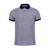 BRAND NEW BARBOUR SPORTS POLO MIX MIDNIGHT TOP SIZE XXL RRP £45 -4