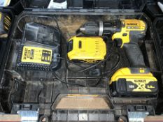 DEWALT DCD785P2T-SFGB 18V 5.0AH LI-ION XR CORDLESS COMBI-HAMMER DRILL COMES WITH 2 BATTERIES,