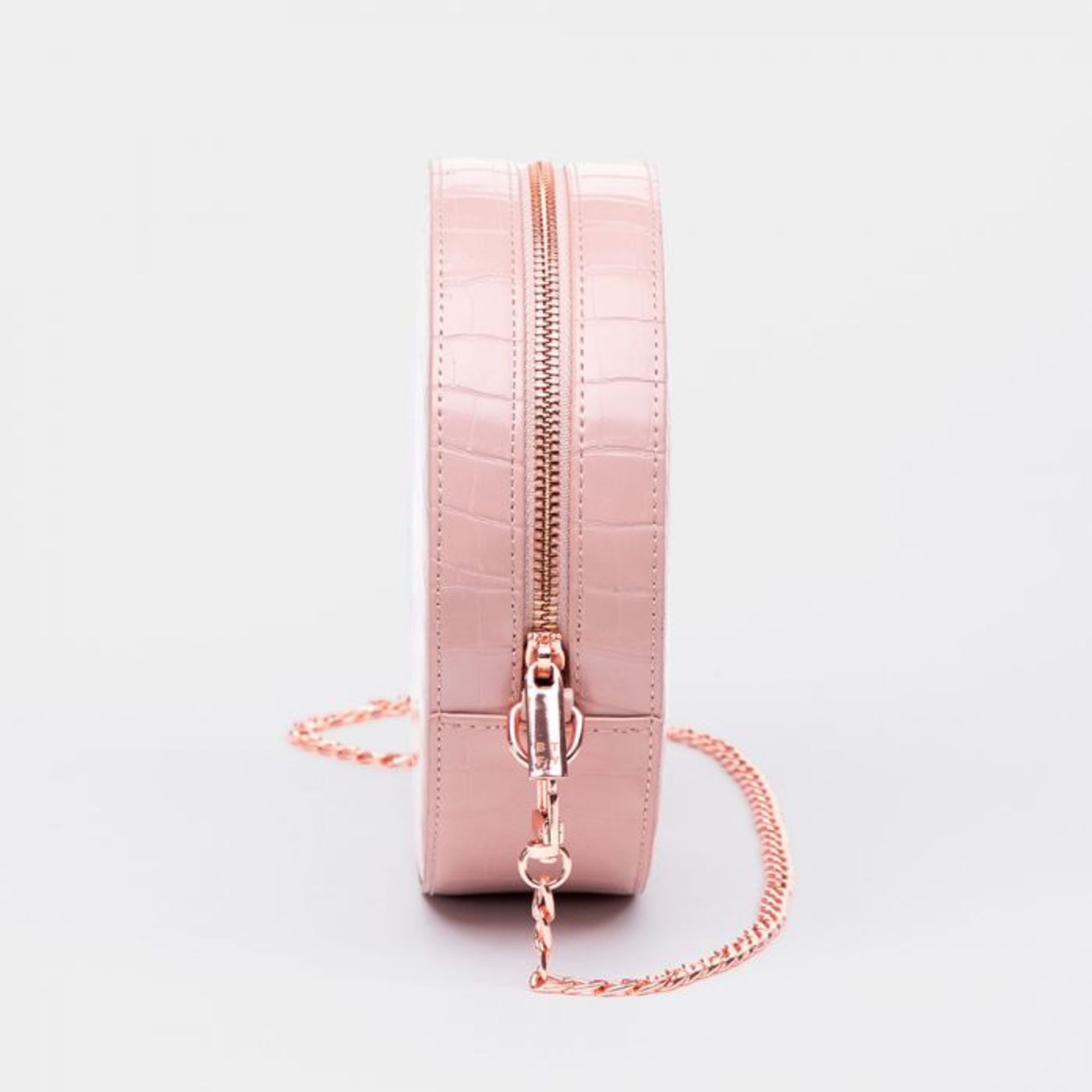 3 x NEW BOXED Beauti Mock Croc Round Crossbody Luxury Bag -Blush. RRP £34.99 each - Image 2 of 4