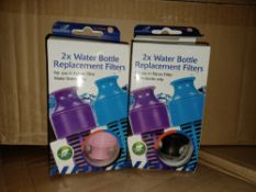 96 X BRAND NEW PACKS OF 2 WATER BOTTLE REPLACEMENT FILTERS R19