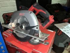 MILWAUKEE HD18CS-0 165MM 18V LI-ION REDLITHIUM CORDLESS CIRCULAR SAW - BARE UNCHECKED/UNTESTED - BW