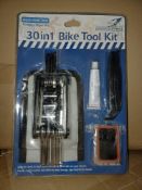 30 X BRAND NEW MULTI FUNCTION 30 IN 1 BIKE TOOL KITS R19