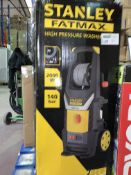 1 X BOXED STANLEY FATMAX HIGH PRESSURE WASHER, 2000W, 140 BAR, 13.4KG TOTAL WEIGHT UNCHECKED/