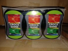 144 X BRAND NEW CROC SHINE KITS R8