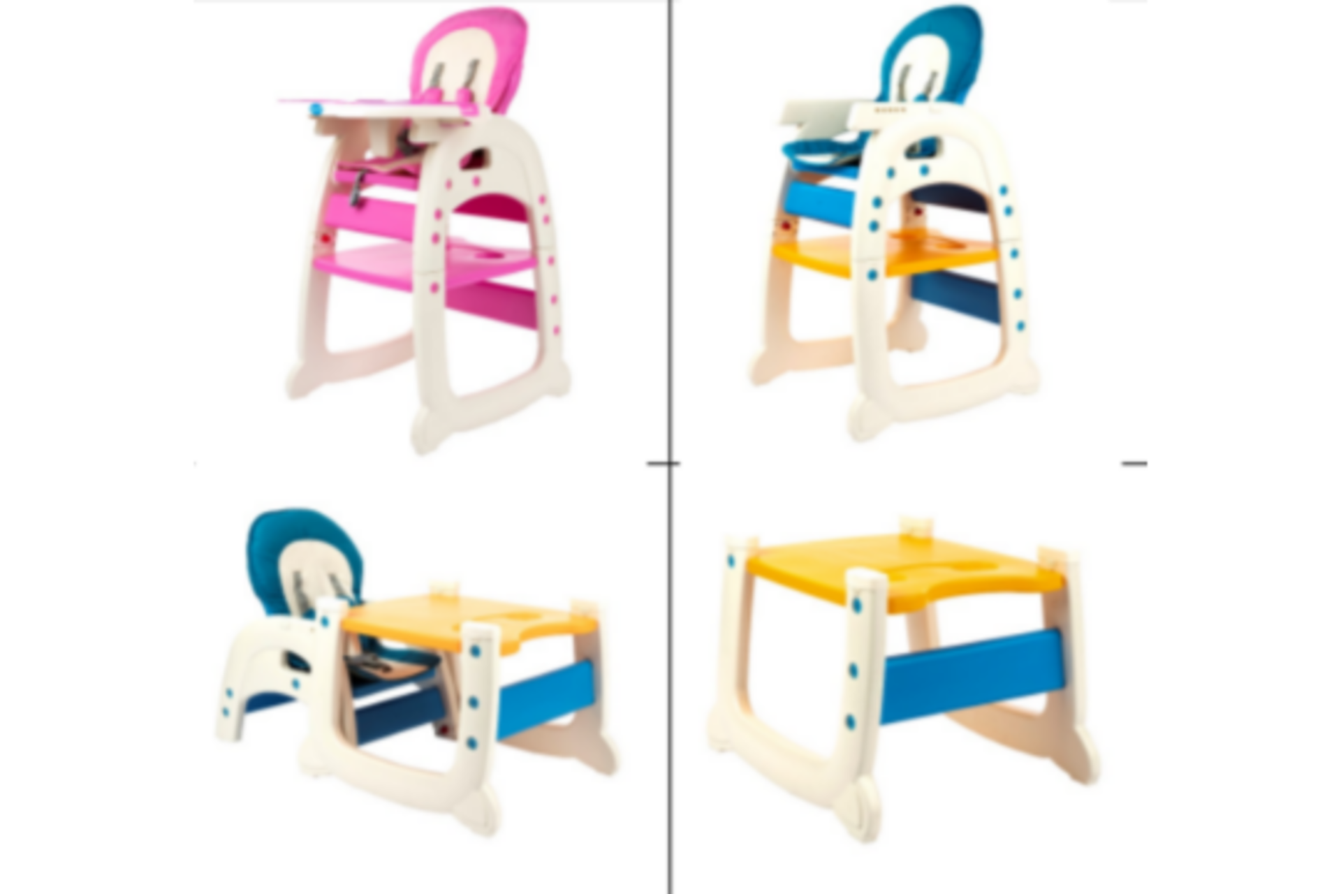 NEW BOXE BABY ZONE 3 IN 1 LUXURY BABY HIGH CHAIR. RRP £149.99 (ROW15)