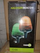 20 X BRAND NEW HALOGEN BEACONS SINGLE BOLT ROTATING GREEN - U2