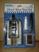 30 X BRAND NEW MULTI FUNCTION 30 IN 1 BIKE TOOL KITS R19