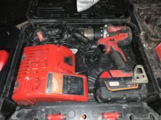 MILWAUKEE M18 CBLPD-402C 18V 4.0AH LI-ION REDLITHIUM BRUSHLESS CORDLESS COMBI DRILL COMES WITH 1