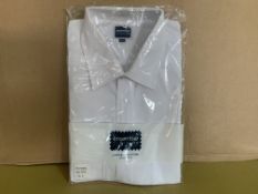 42 X BRAND NEW PHOENIX WHITE SHIRTS IN VARIOUS SIZES R15