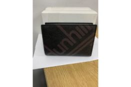 BRAND NEW ALFRED DUNHILL Gt Dunhill L Canvas Bus Card C, BLACK (464) RRP £210 - 1