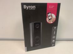 BYRON SMARTWARES BATTERY POWERED WIFI RECHARGEABLE VIDEO DOORBELLS