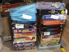 20 X BRAND NEW ASSORTED BOARD GAMES INCLUDING ANT AND DECS SATURDAY NIGHT, TV BURP GUINESS RECORDS
