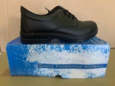 9 X BRAND NEW SAFEWAY BLACK SAFETY SHOES SIZE 12 R15 P