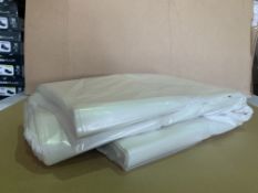 1200 X BRAND NEW CLEAR SACKS 38 X 48 X 60 R15