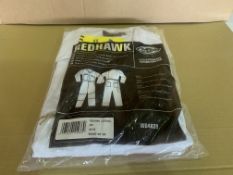 9 X BRAND NEW DICKIES REDHAWK WHITE COVERALLS (SIZES MAY VARY) R15 P