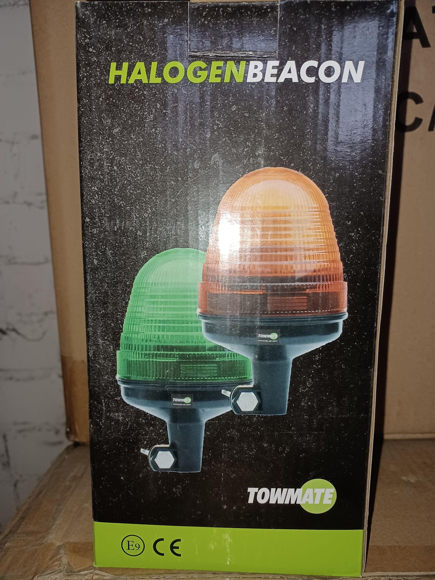 20 X BRAND NEW HALOGEN BEACONS SINGLE BOLT ROTATING GREEN - U2