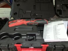 MILWAUKEE 12V 2.0AH LI-ION REDLITHIUM CORDLESS PIPE CUTTER COMES WITH CARRY CASE UNCHECKED/