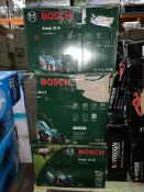 3 X BOSCH ROTAK LAWNMOWERS INCLUDES 32-12 CORDED, 34-13 CORDED & 32R CORDED LAWNMOWER UNCHECKED/