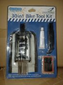 30 X BRAND NEW MULTI FUNCTION 30 IN 1 BIKE TOOL KITS R19