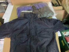 10 X VARIOUS BRAND NEW WORK JACKETS INCLUDING DELTA PLUS ETC IN VARIOUS SIZES R15