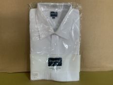 38 X BRAND NEW PHOENIX WHITE SHIRTS IN VARIOUS SIZES R15