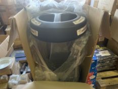 BRAND NEW LARGE BLACK GENERAL WASTE BIN R15