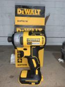 DEWALT DCF787N-XJ 18V LI-ION XR BRUSHLESS CORDLESS IMPACT DRIVER COMES WITH BOX (UNCHECKED,