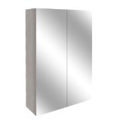 (SUPRM188) New Alba Nebraska Oak Mirror Cabinet 600mm. RRP £260.00. The superior quality and