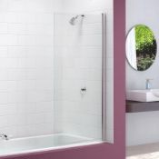 (SUPRM232) NEW Single Square Bath Screen (800 x 1500mm). RRP £214.99. The screen is made from