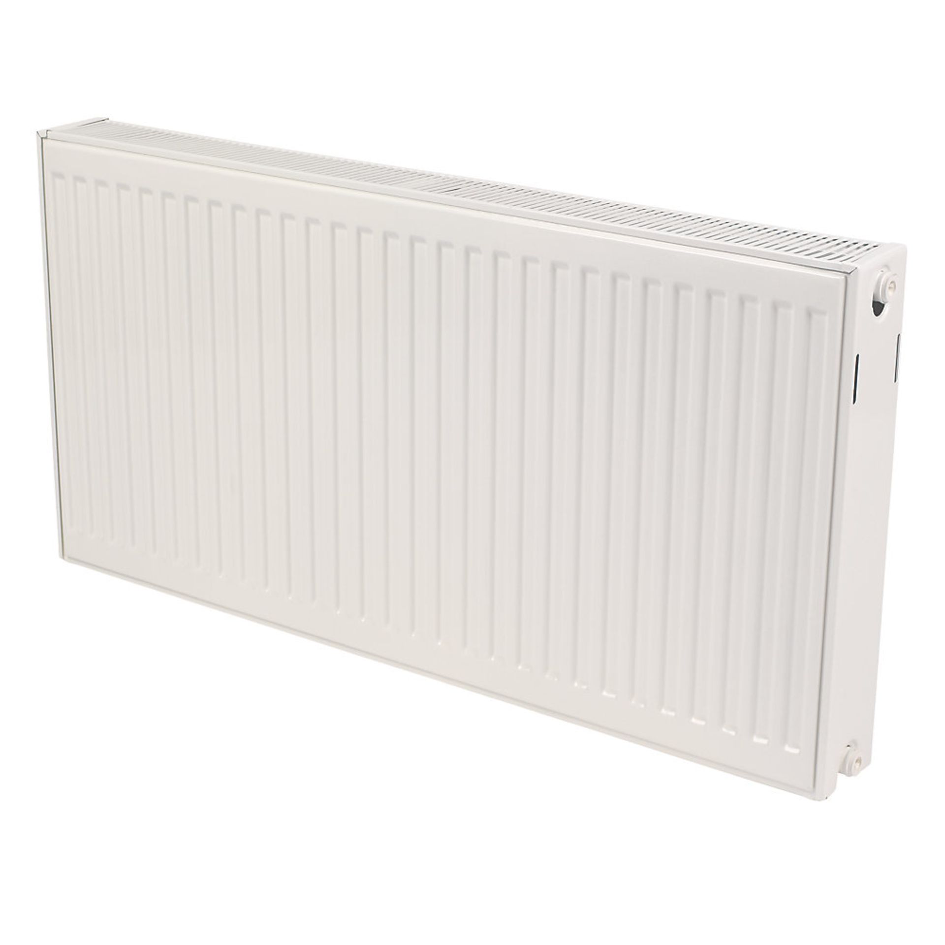 (Q23) PREMIUM TYPE 22 DOUBLE-PANEL DOUBLE CONVECTOR RADIATOR 600 X 1100MM WHITE 6607BTU.