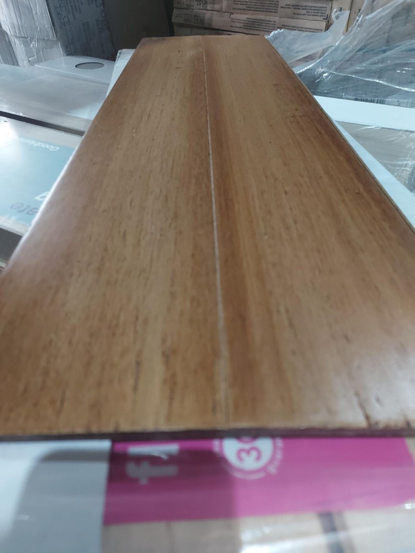 NEW PACKAGED 5.01m2 OF PATTAYA BAMBOO TOP LAYER FLOORING. VARNISHED. SUITABLE FOR UNDERFLOOR - Image 4 of 4