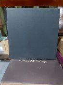 NEW PACKAGED 10.67m2 OF PORCELANOSA URBATEK CONCRETE BLACK NATURE FLOOR AND WALL TILES. 297x297MM