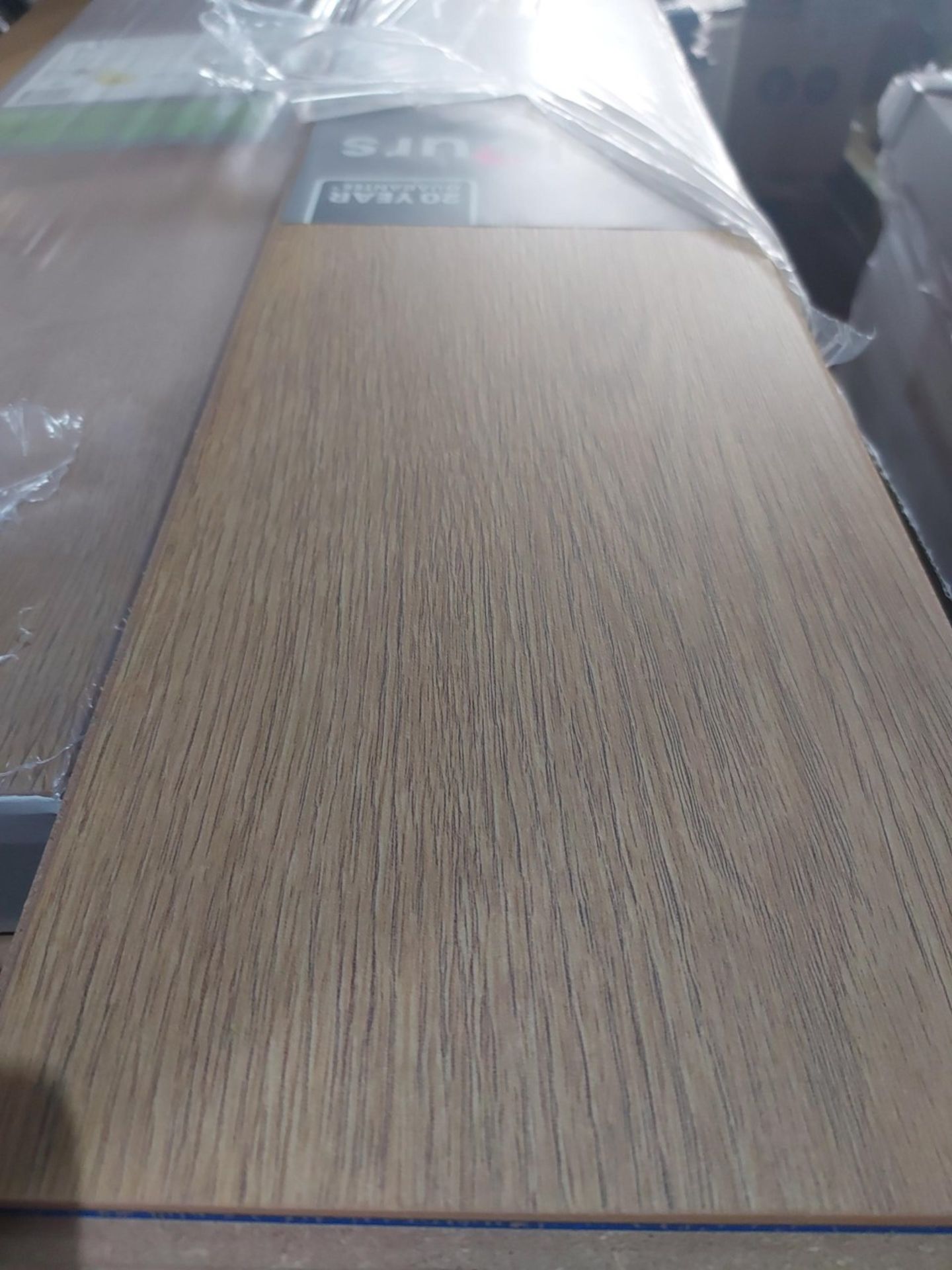 NEW PACKAGED 10.56m2 OF OSTEND BERKELEY EFFECT LAMINATE FLOORING. 10MM THICK. KAINDI LOC PROFILE, - Image 2 of 3